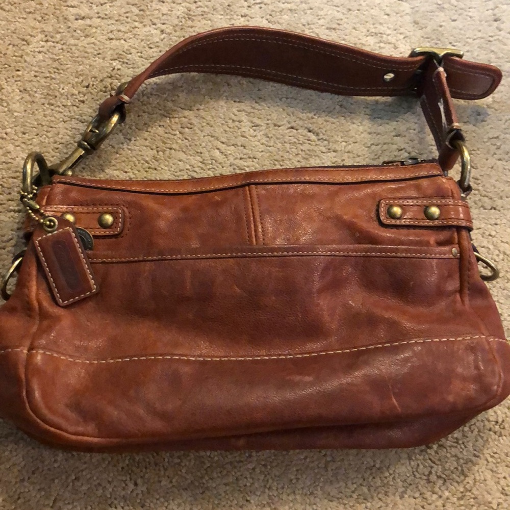Leather Coach bag - Picture 2 of 3